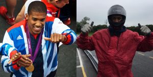 Anthony Joshua Karting in the Rain in Leicestershire